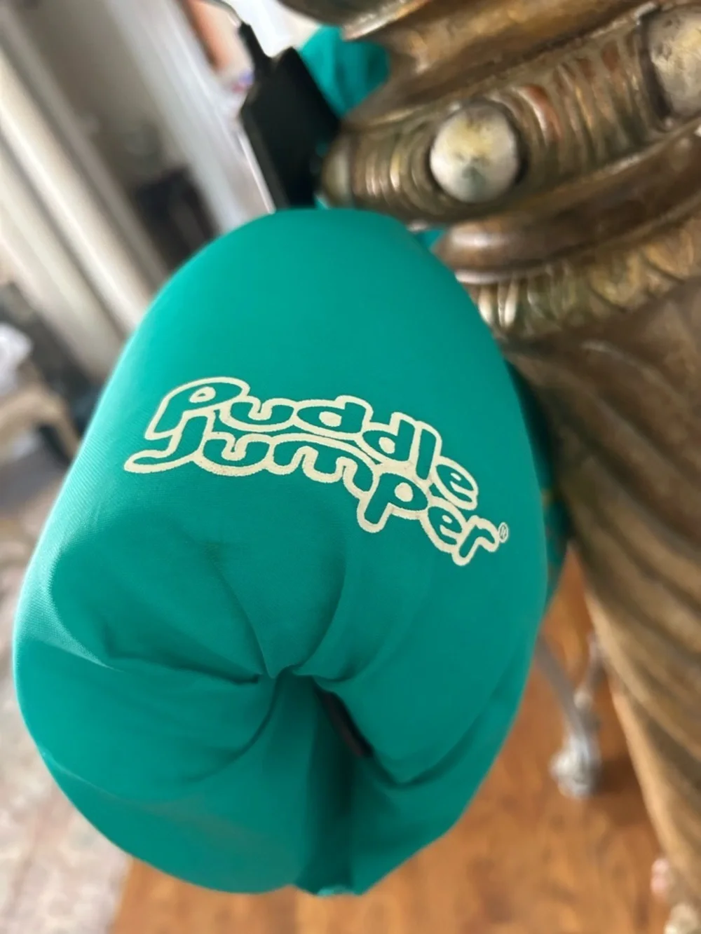 Stearns Puddle Jumper Kids Swim Float Vest Arm Bands Fish Design Teal Safety
